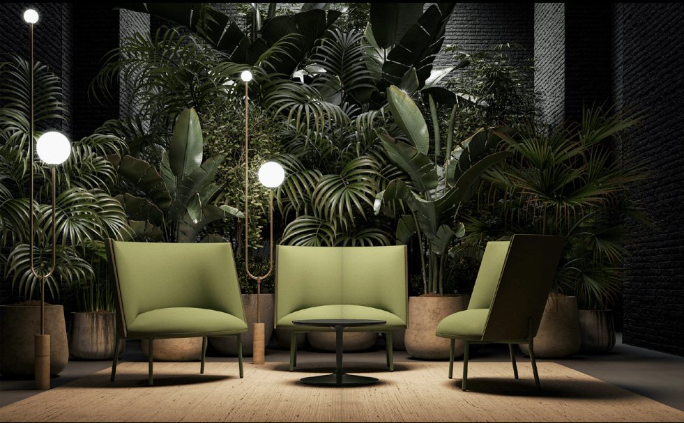 Zona lounge com poltronas m | artedesign
